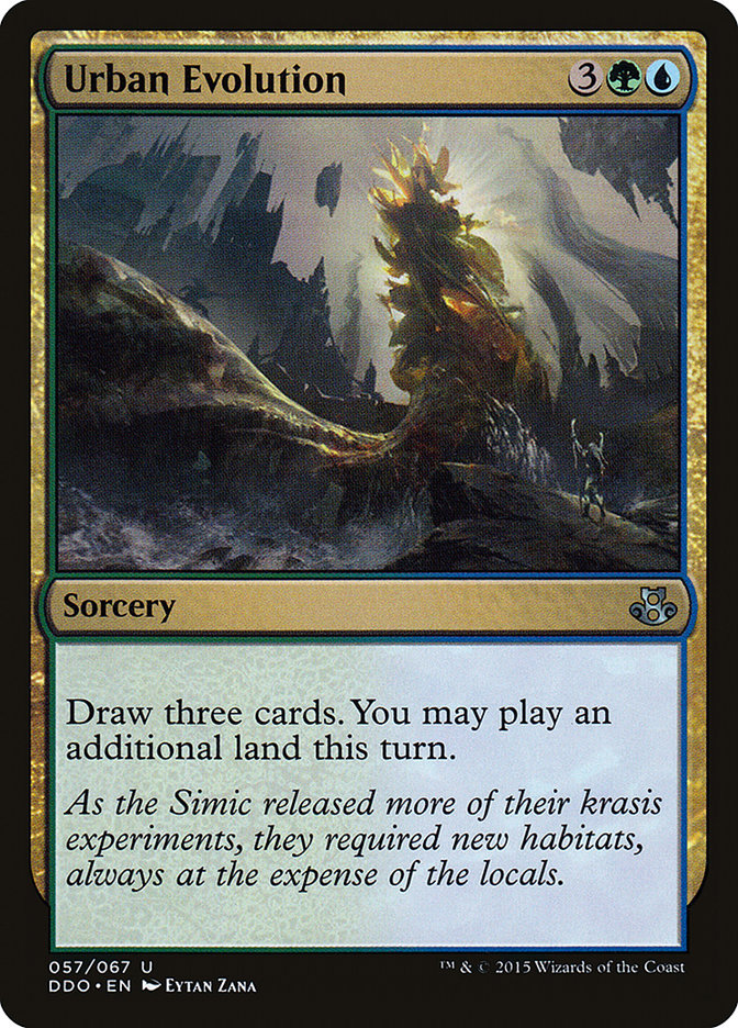 Urban Evolution [Duel Decks: Elspeth vs. Kiora] | Game Haven TX