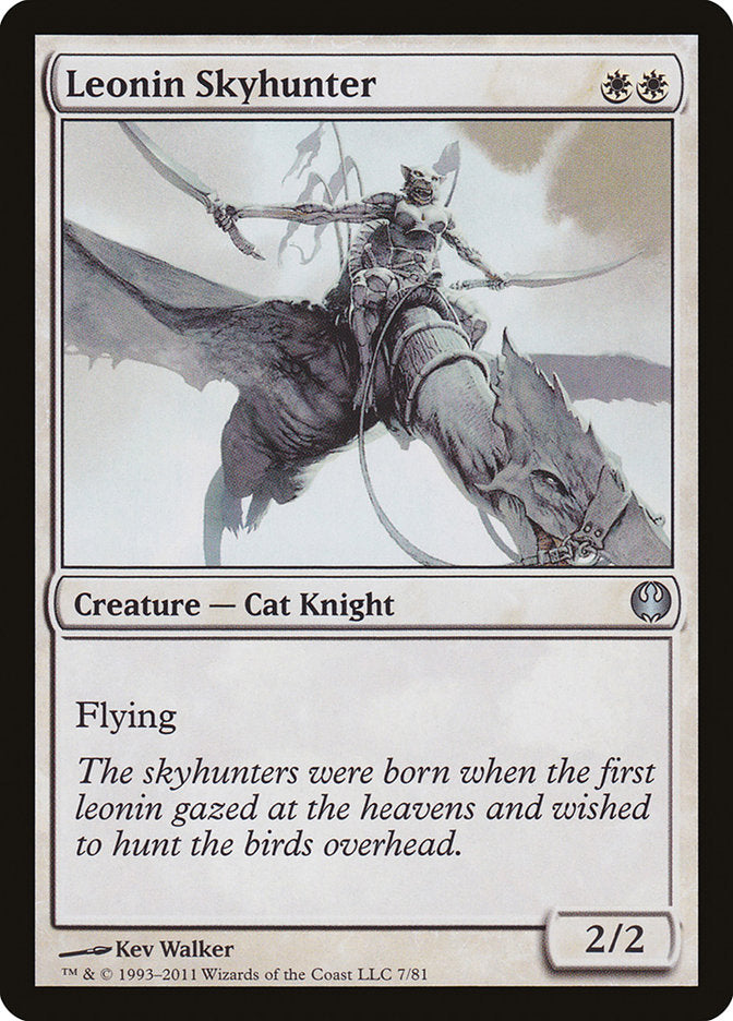 Leonin Skyhunter [Duel Decks: Knights vs. Dragons] | Game Haven TX
