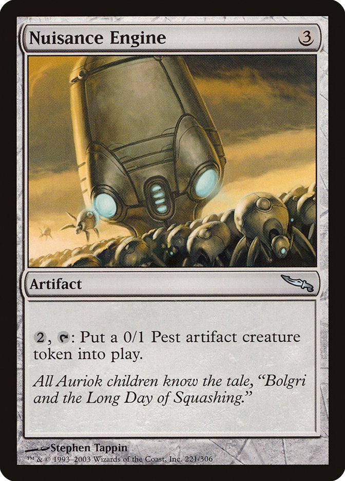 Nuisance Engine [Mirrodin] | Game Haven TX