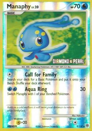 Manaphy (9/130) [Burger King Promos: 2008 Collection] | Game Haven TX