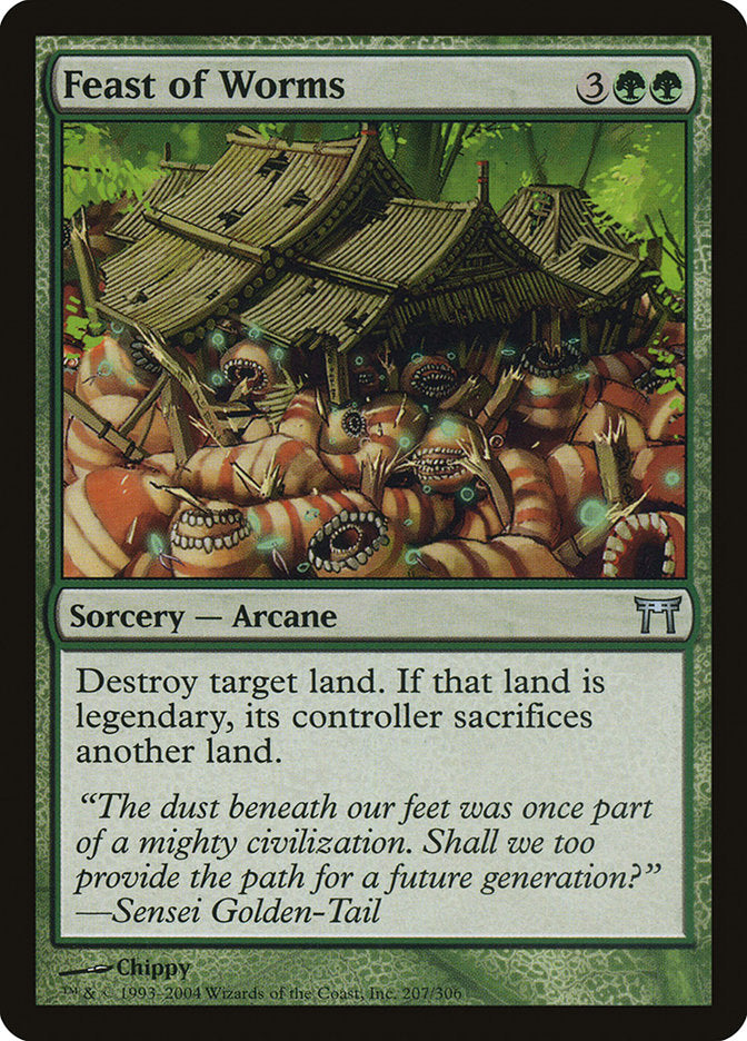 Feast of Worms [Champions of Kamigawa] | Game Haven TX