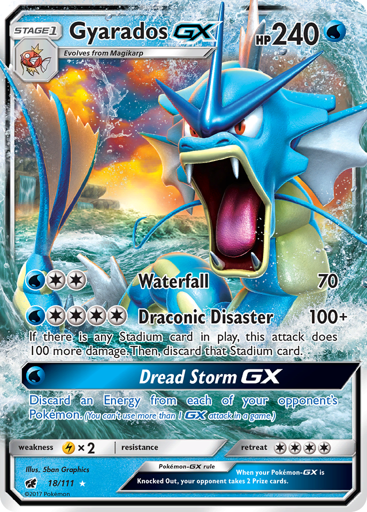 Gyarados GX (18/111) [Sun & Moon: Crimson Invasion] | Game Haven TX