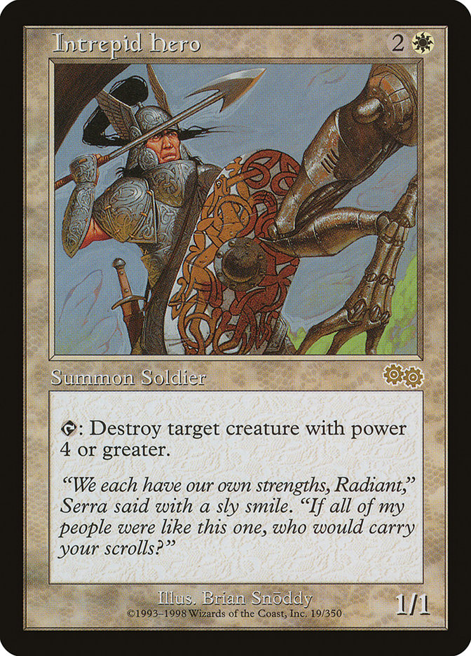 Intrepid Hero [Urza's Saga] | Game Haven TX