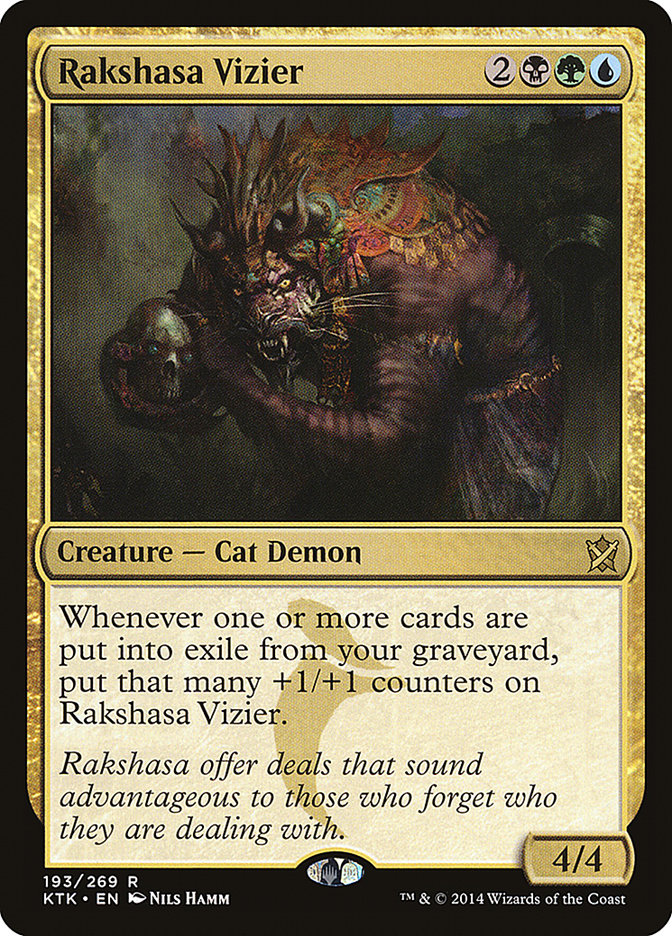Rakshasa Vizier [Khans of Tarkir] | Game Haven TX