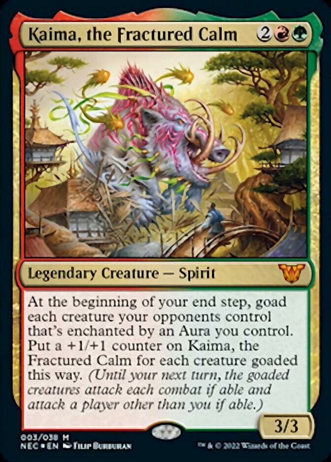 Kaima, the Fractured Calm [Kamigawa: Neon Dynasty Commander] | Game Haven TX