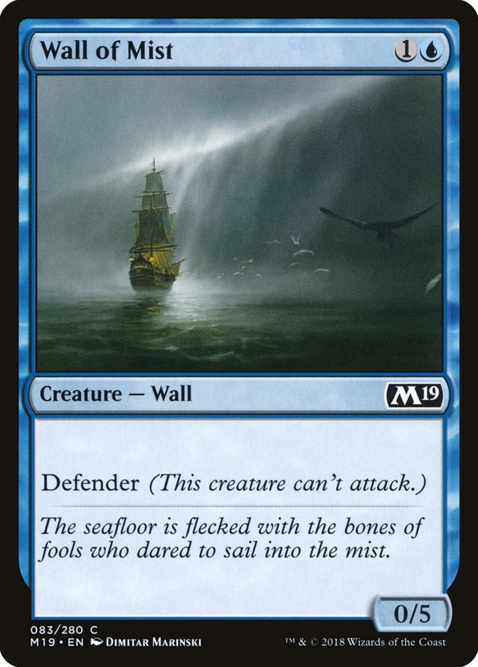 Wall of Mist [Core Set 2019] | Game Haven TX