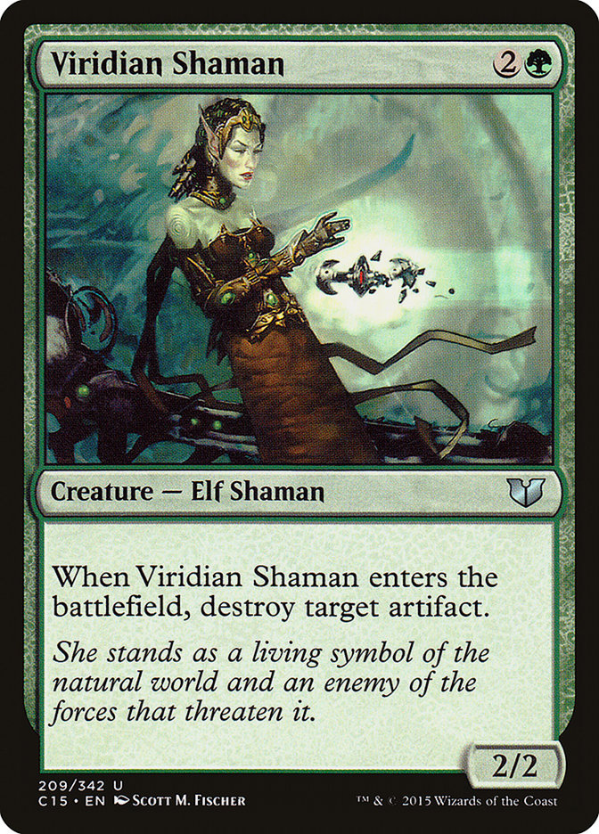 Viridian Shaman [Commander 2015] | Game Haven TX