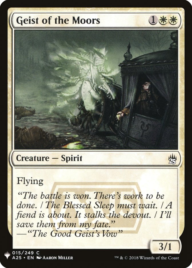 Geist of the Moors [Mystery Booster] | Game Haven TX