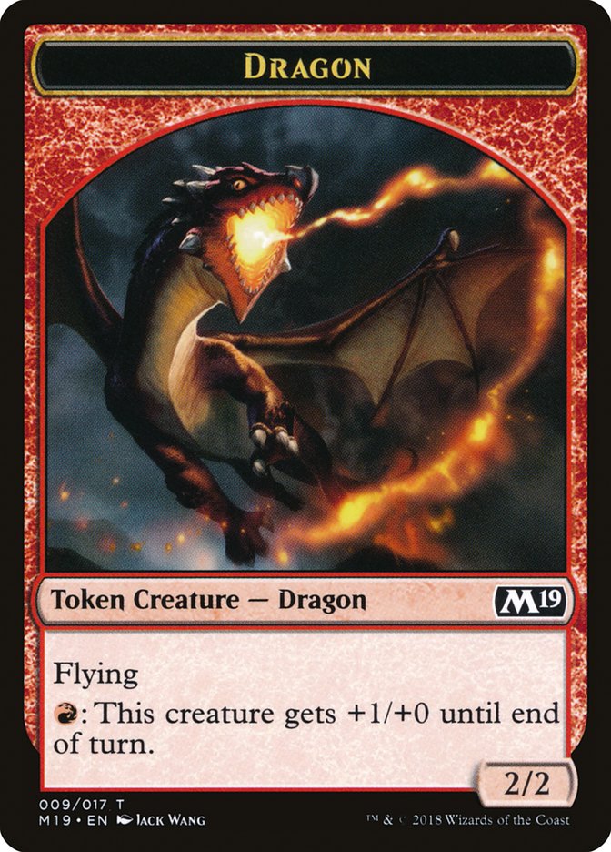 Dragon (009/017) [Core Set 2019 Tokens] | Game Haven TX