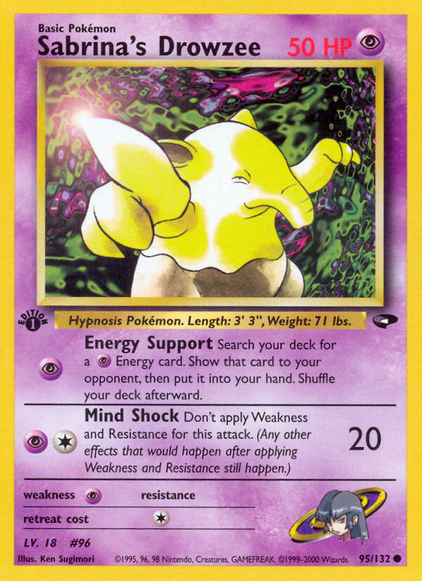 Sabrina's Drowzee (95/132) [Gym Challenge 1st Edition] | Game Haven TX