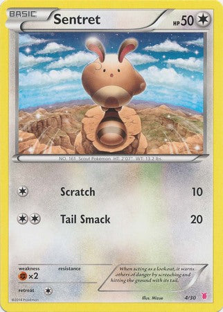 Sentret (4/30) [XY: Trainer Kit 1 - Wigglytuff] | Game Haven TX