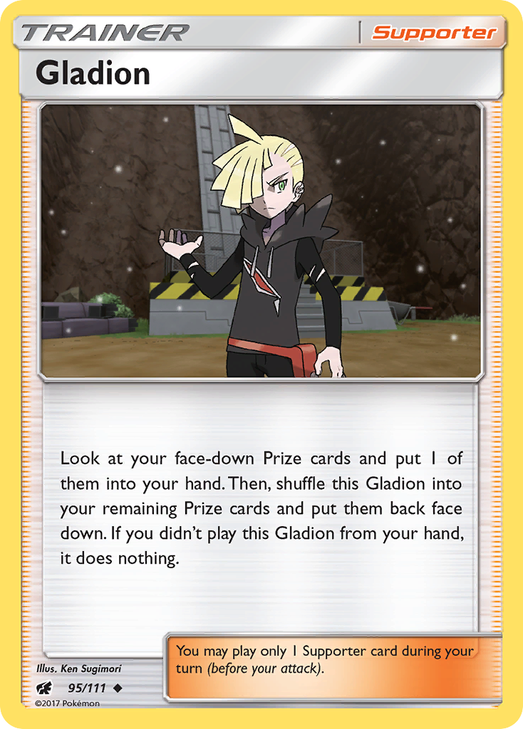 Gladion (95/111) [Sun & Moon: Crimson Invasion] | Game Haven TX