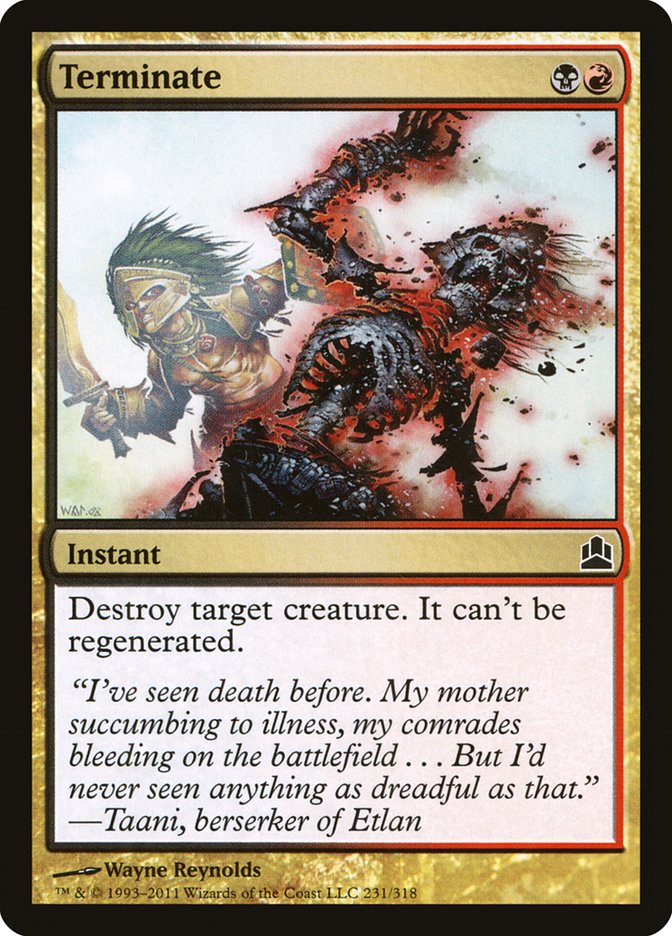 Terminate [Commander 2011] | Game Haven TX