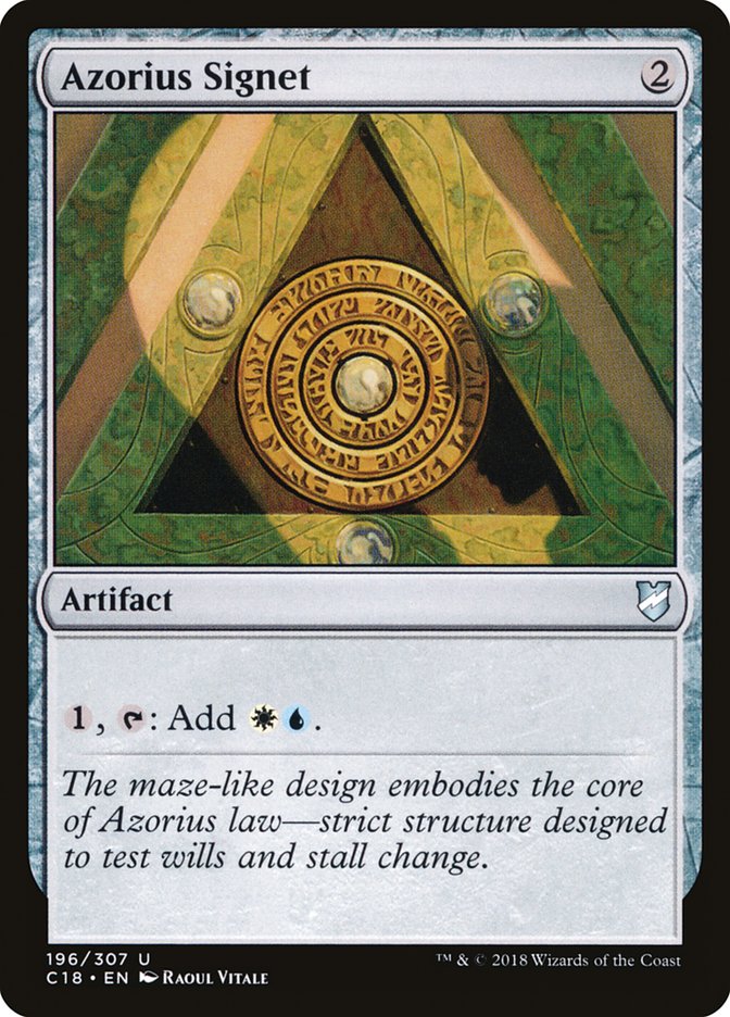 Azorius Signet [Commander 2018] | Game Haven TX