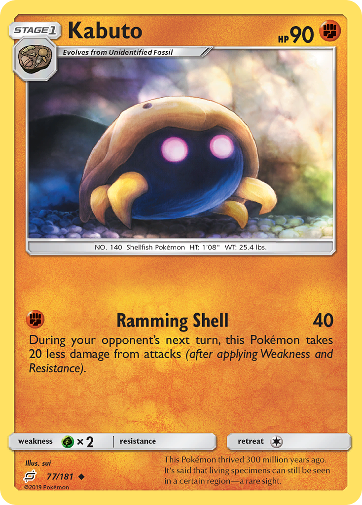 Kabuto (77/181) [Sun & Moon: Team Up] | Game Haven TX