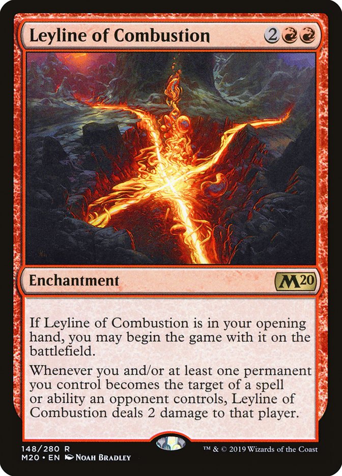 Leyline of Combustion [Core Set 2020] | Game Haven TX