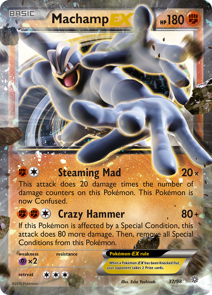 Machamp EX (37/98) [XY: Ancient Origins] | Game Haven TX