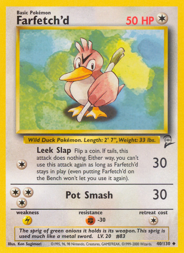 Farfetch'd (40/130) [Base Set 2] | Game Haven TX