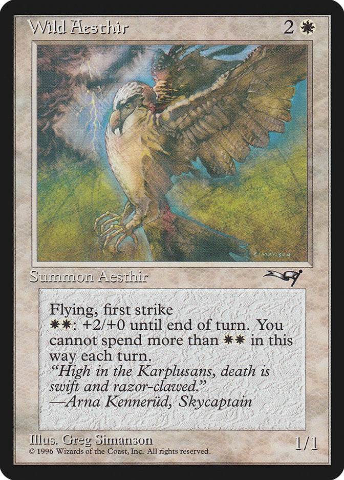 Wild Aesthir (Lightning Background) [Alliances] | Game Haven TX