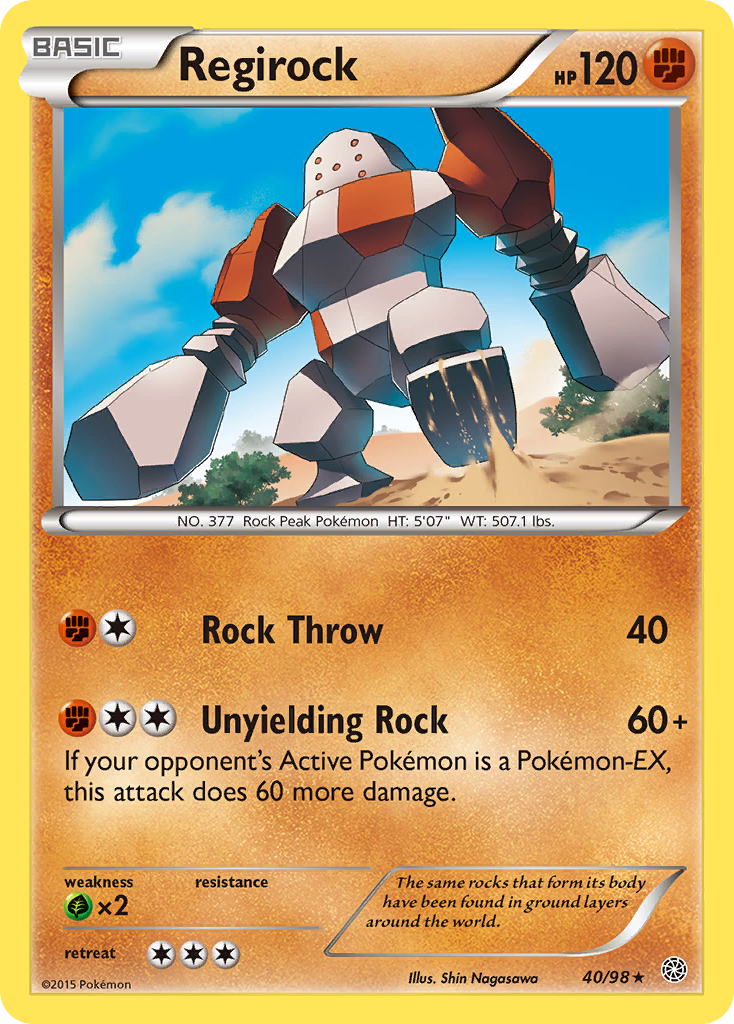 Regirock (40/98) [XY: Ancient Origins] | Game Haven TX