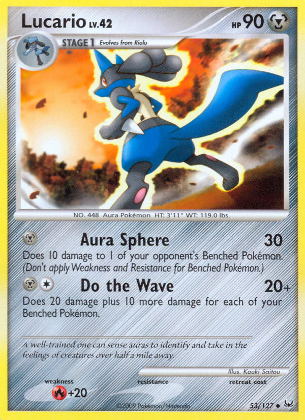 Lucario (53/127) [Platinum: Base Set] | Game Haven TX