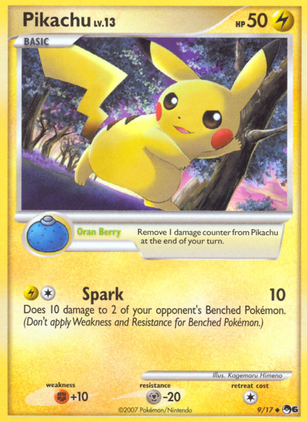 Pikachu (9/17) [POP Series 6] | Game Haven TX