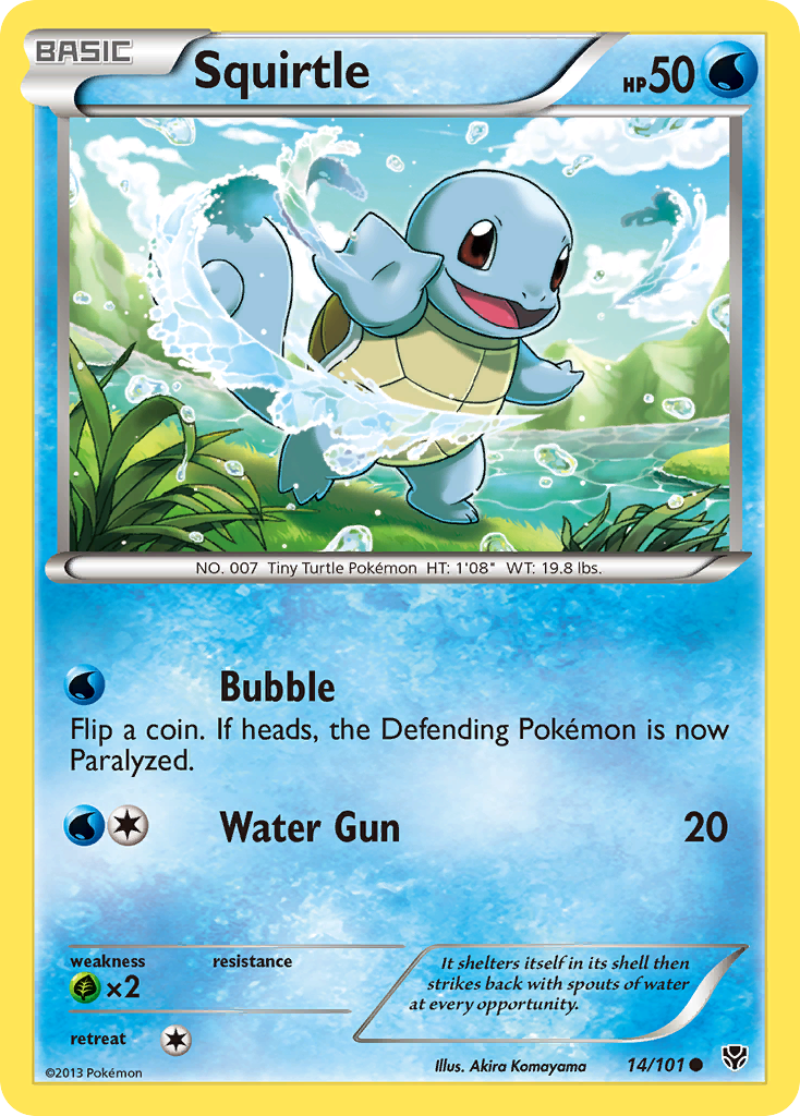 Squirtle (14/101) [Black & White: Plasma Blast] | Game Haven TX