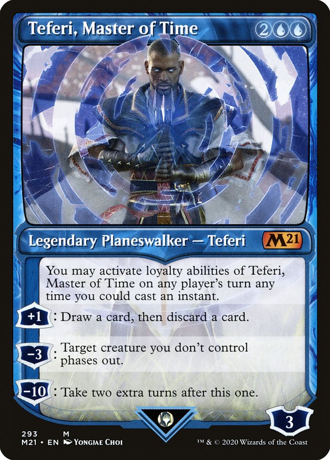 Teferi, Master of Time (Showcase) (293) [Core Set 2021] | Game Haven TX