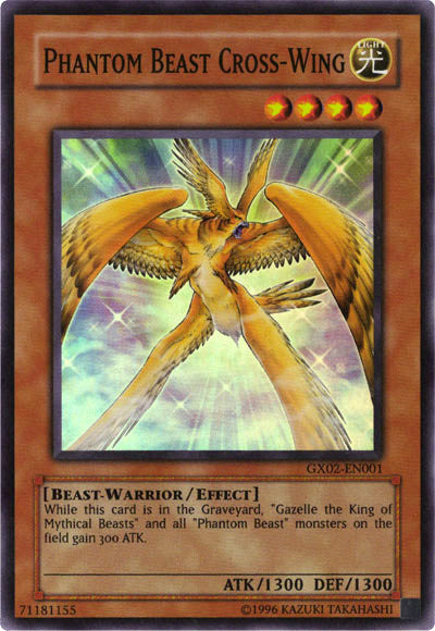 Phantom Beast Cross-Wing [GX02-EN001] Super Rare | Game Haven TX