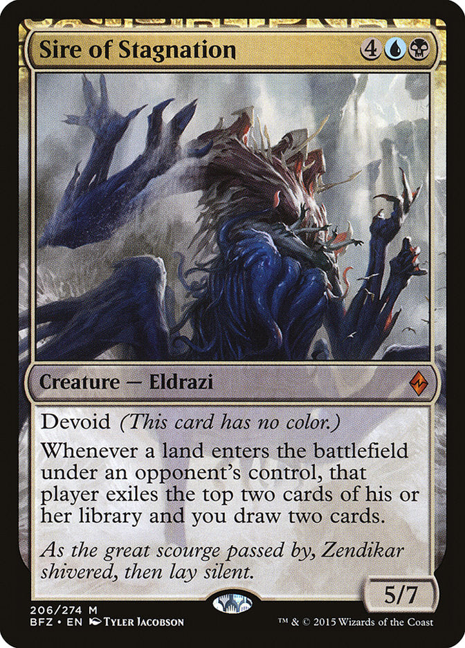 Sire of Stagnation [Battle for Zendikar] | Game Haven TX