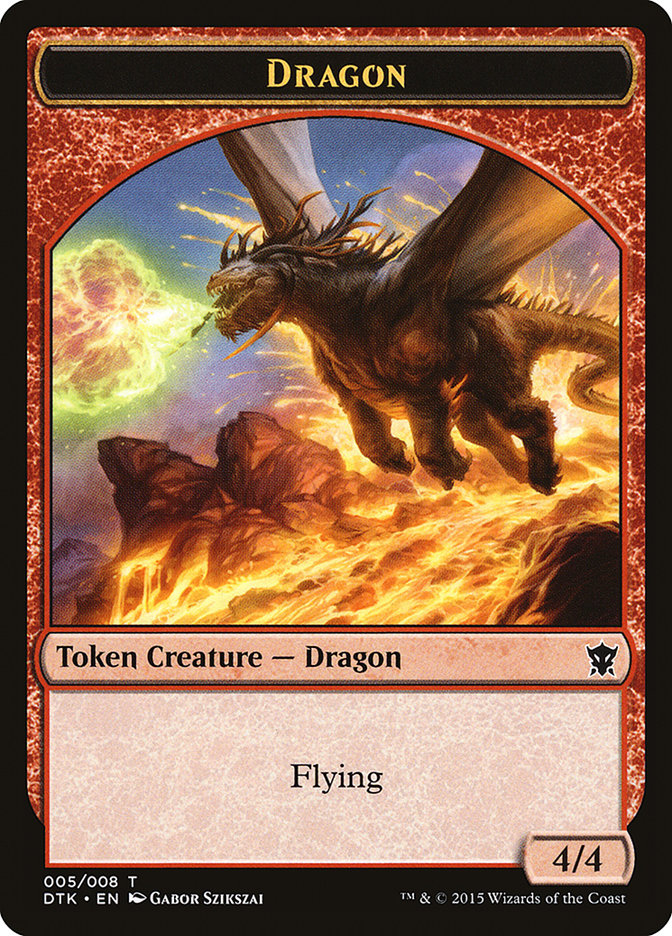 Dragon [Dragons of Tarkir Tokens] | Game Haven TX