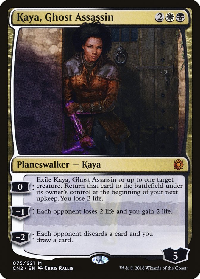Kaya, Ghost Assassin (075/221) [Conspiracy: Take the Crown] | Game Haven TX