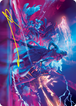 Prismari Command Art Card (Gold-Stamped Signature) [Strixhaven: School of Mages Art Series] | Game Haven TX