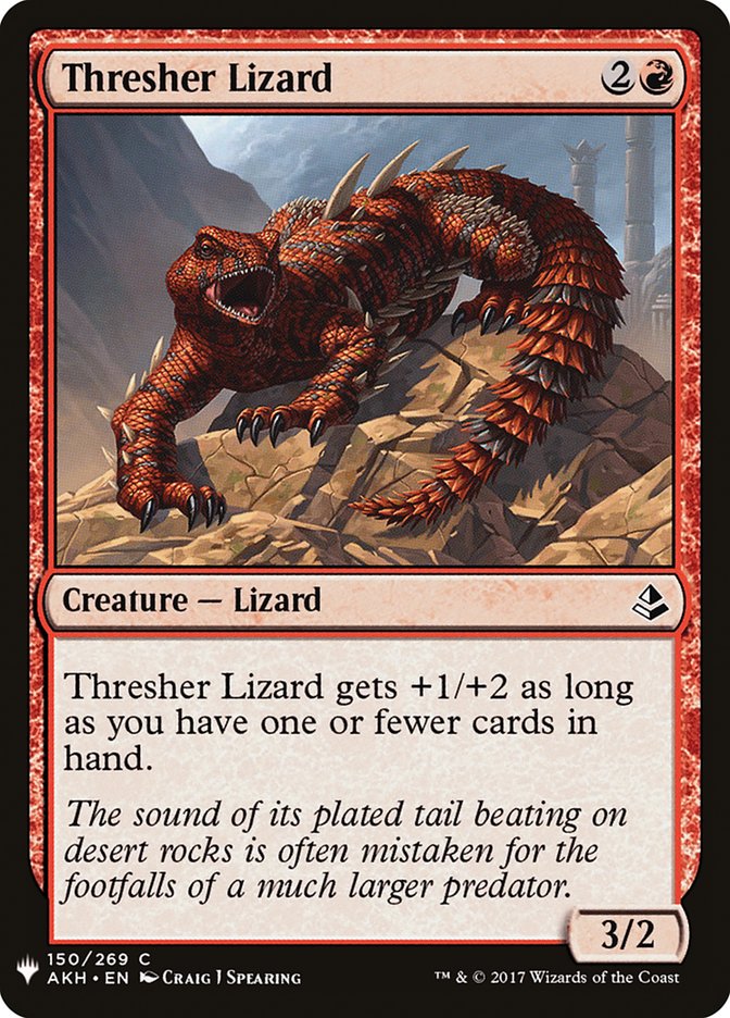 Thresher Lizard [Mystery Booster] | Game Haven TX