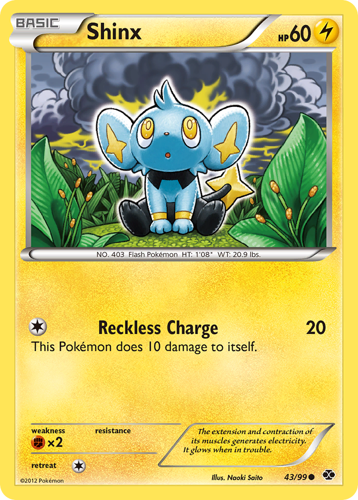 Shinx (43/99) [Black & White: Next Destinies] | Game Haven TX