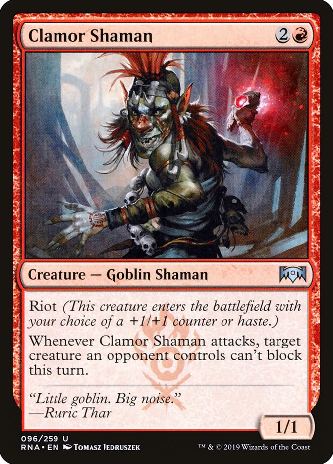 Clamor Shaman [Ravnica Allegiance] | Game Haven TX