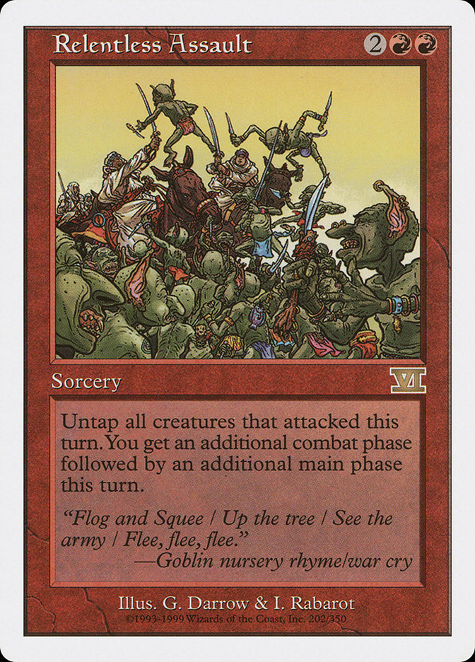Relentless Assault [Classic Sixth Edition] | Game Haven TX
