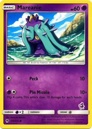 Mareanie (105/214) (Mewtwo Deck) [Battle Academy 2020] | Game Haven TX
