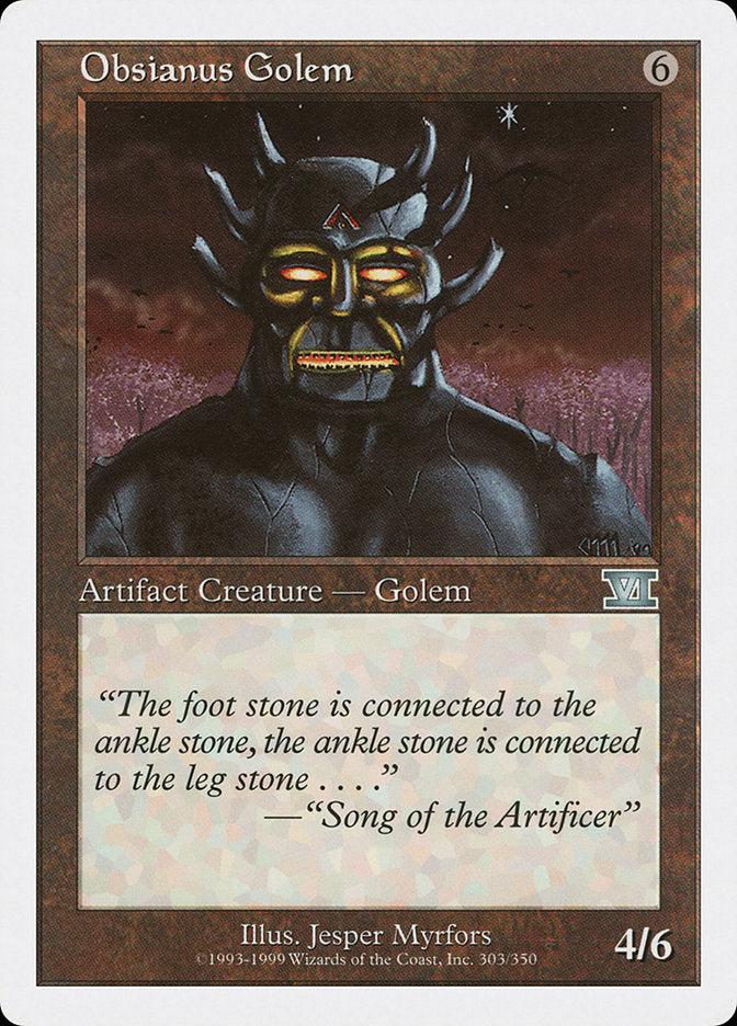Obsianus Golem [Classic Sixth Edition] | Game Haven TX