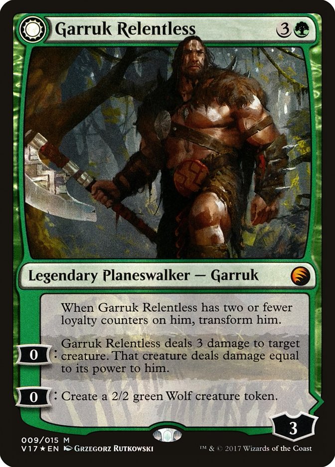 Garruk Relentless // Garruk, the Veil-Cursed [From the Vault: Transform] | Game Haven TX