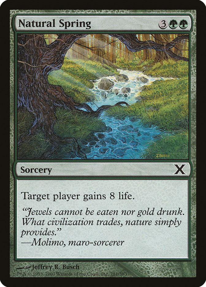 Natural Spring [Tenth Edition] | Game Haven TX
