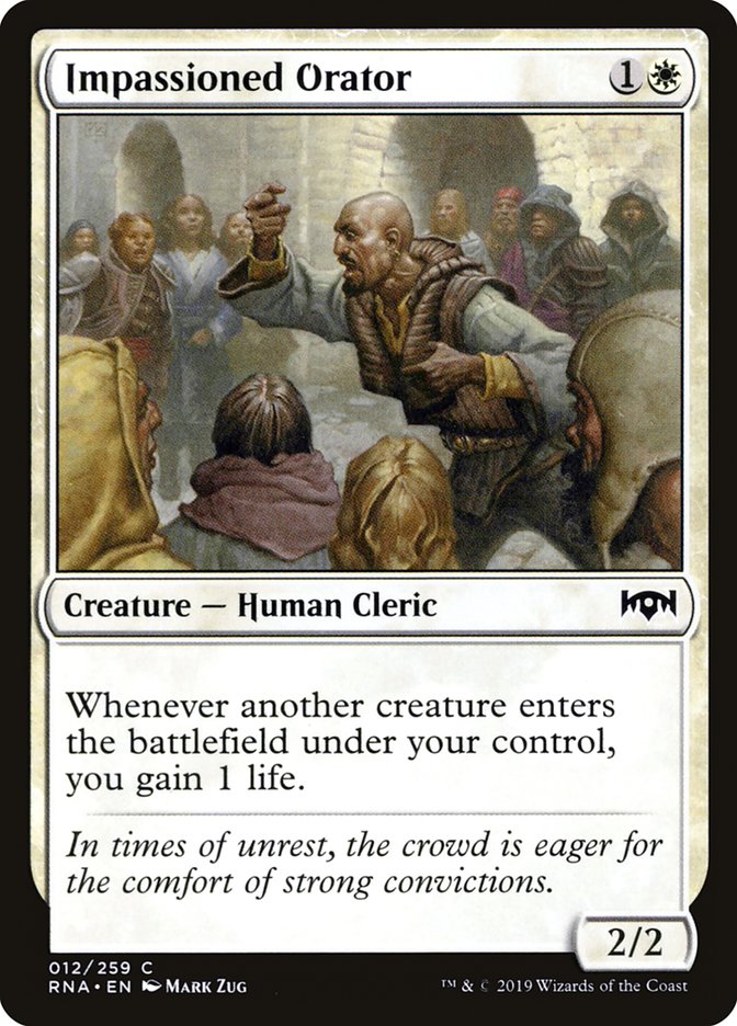 Impassioned Orator [Ravnica Allegiance] | Game Haven TX
