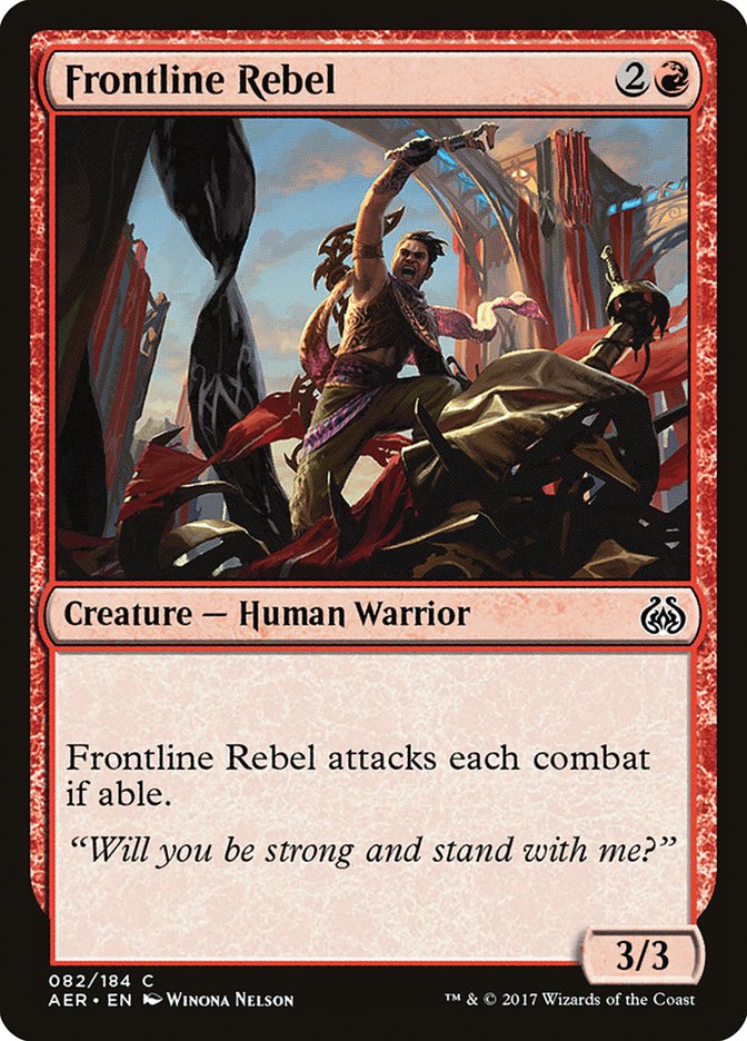 Frontline Rebel [Aether Revolt] | Game Haven TX