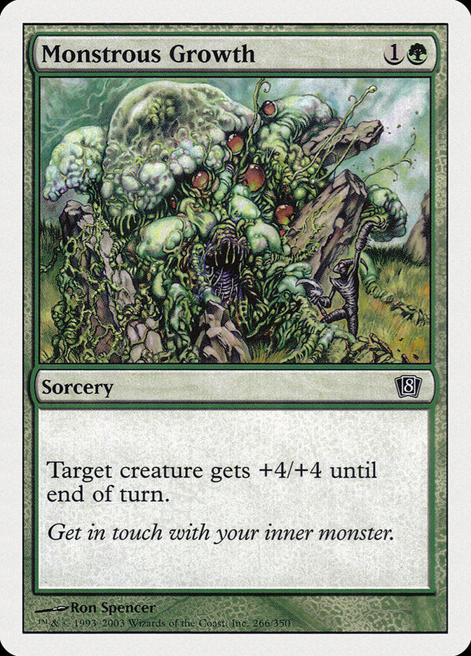 Monstrous Growth [Eighth Edition] | Game Haven TX