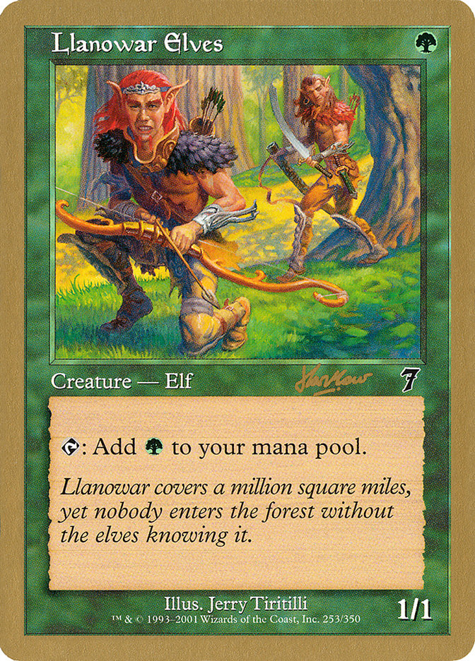Llanowar Elves (Sim Han How) [World Championship Decks 2002] | Game Haven TX