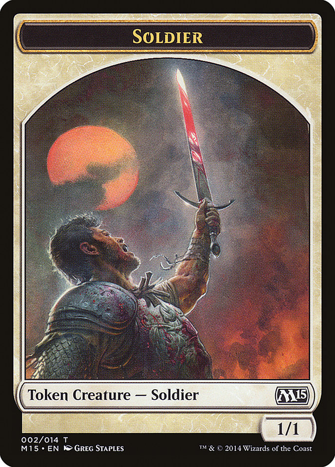 Soldier [Magic 2015 Tokens] | Game Haven TX