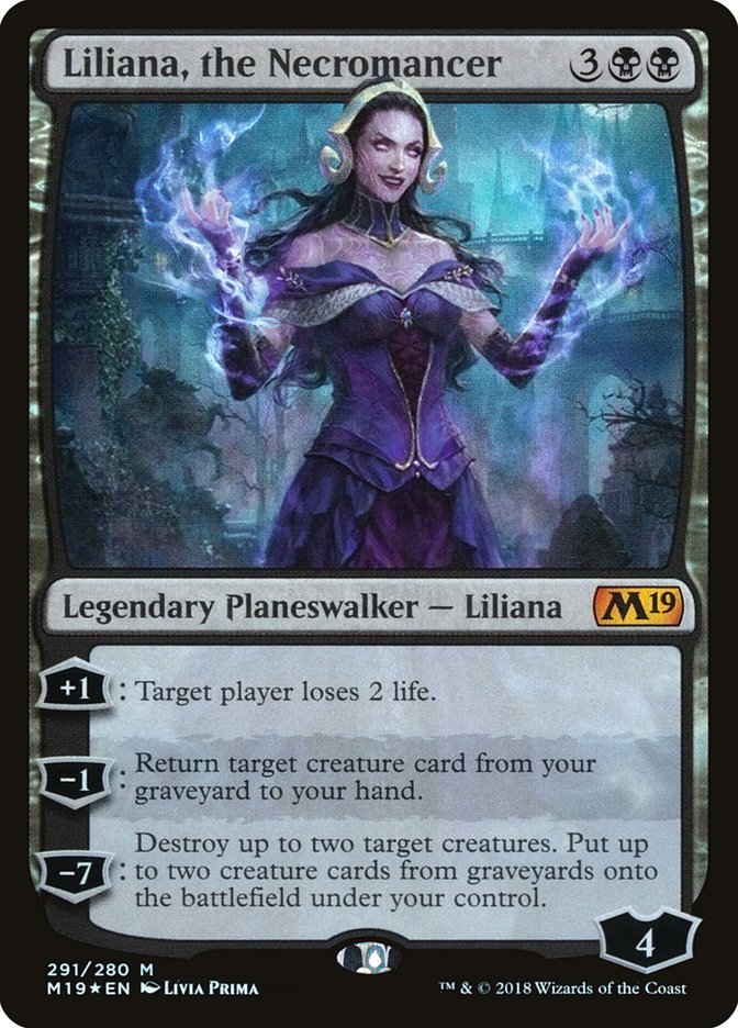 Liliana, the Necromancer [Core Set 2019] | Game Haven TX