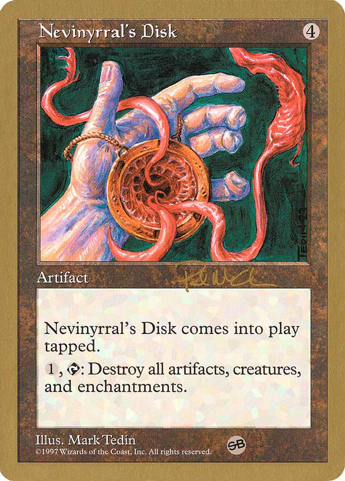 Nevinyrral's Disk (Paul McCabe) (SB) [World Championship Decks 1997] | Game Haven TX