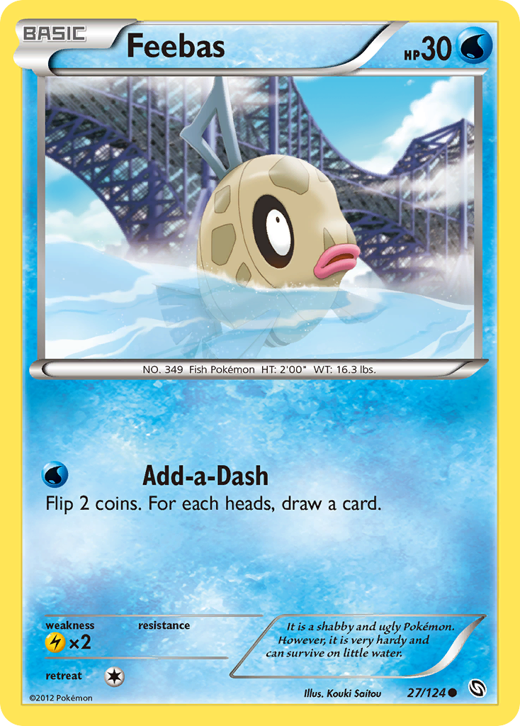 Feebas (27/124) [Black & White: Dragons Exalted] | Game Haven TX