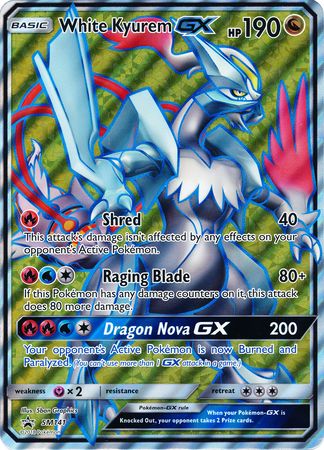 White Kyurem GX (SM141) (Jumbo Card) [Sun & Moon: Black Star Promos] | Game Haven TX